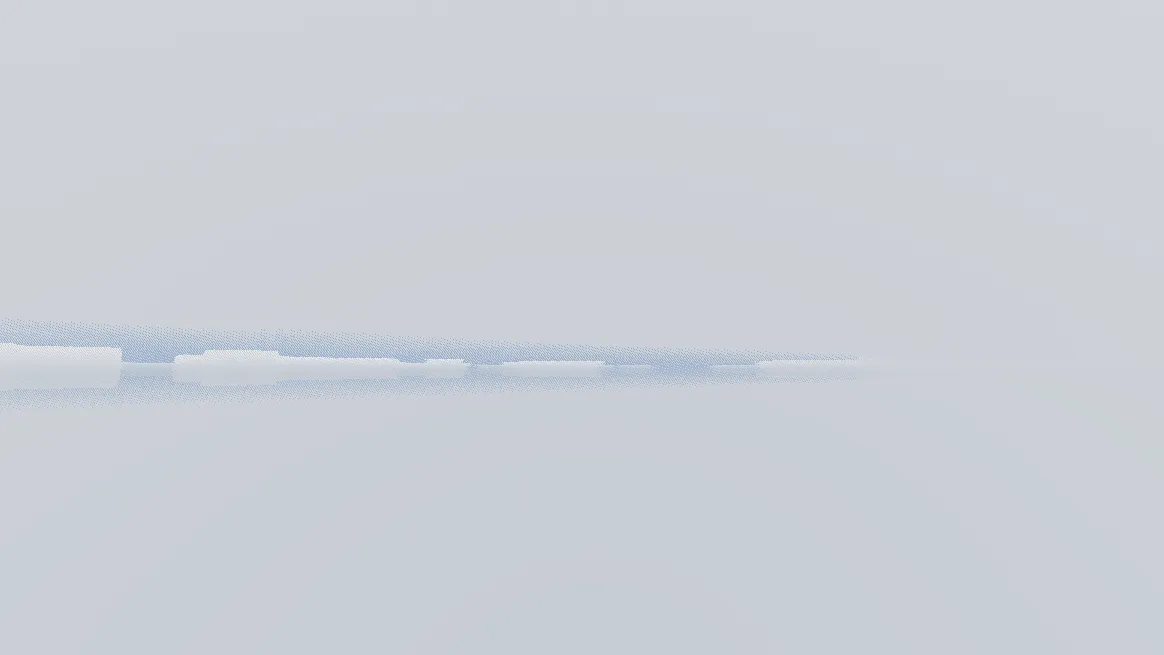 View from inside the volumetric cloud layer showing the density field from within